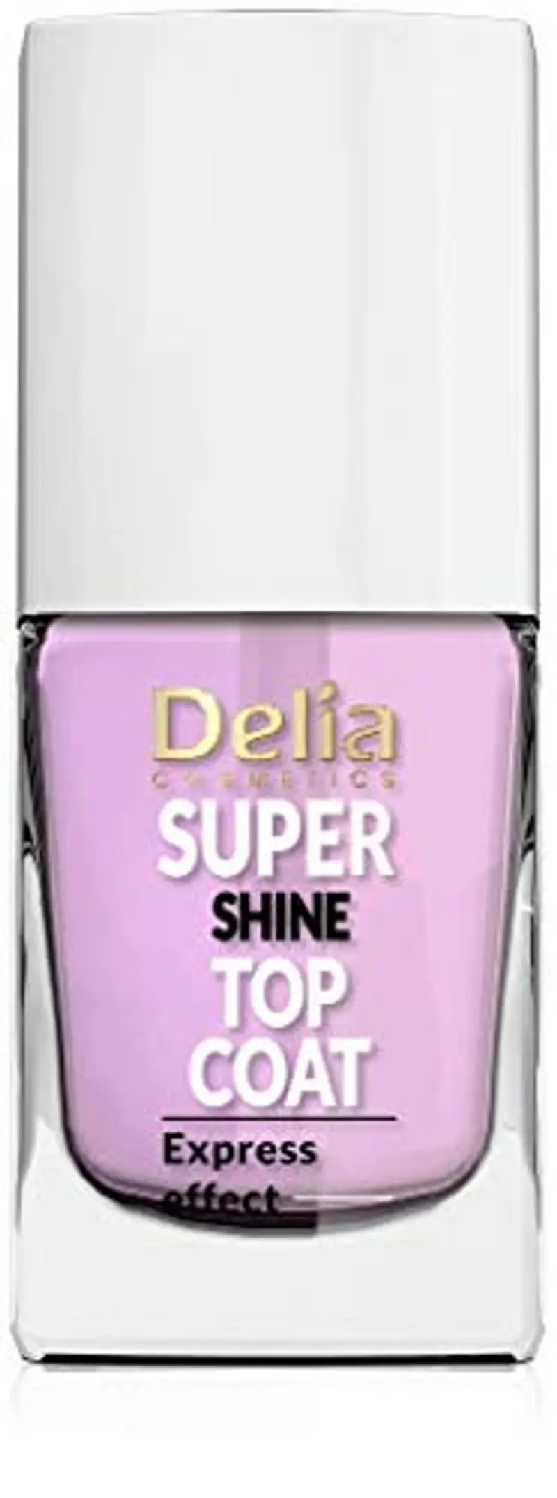 Delia Cosmetics – Top Coat Super Shine – Unghie lisce e brillanti – Rafforza e protegge la lamina ungueale – Con olio di bacche di acai – Asciugatura rapida – 11 ml miniatura 2