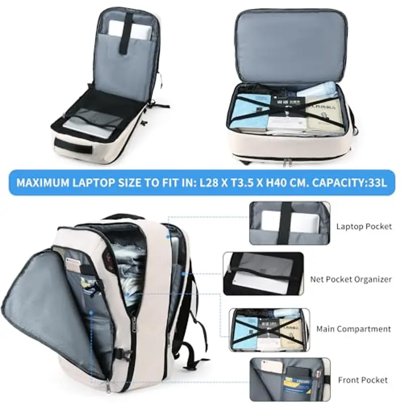 Della Gao Zaino da viaggio Donna Nero 2197741 miniatura 3