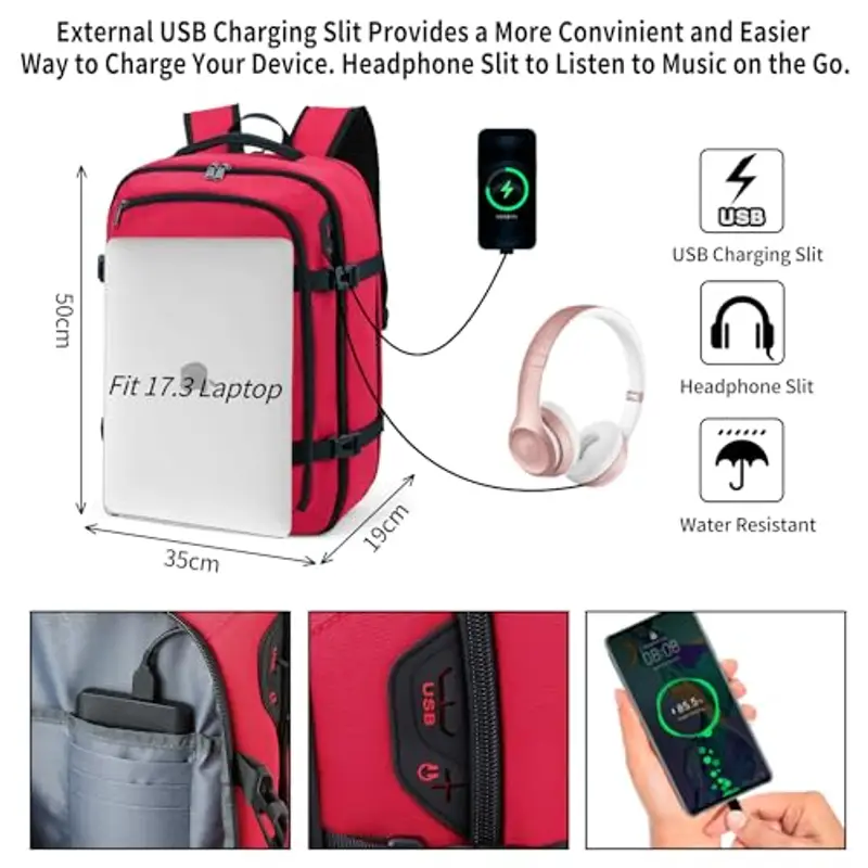 Della Gao Zaino da viaggio Uomo Nero 1916030 miniatura 2