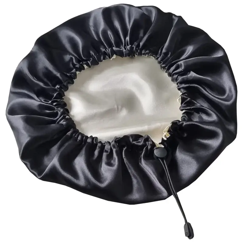 Cappellino per capelli DeniCarte in raso, nero