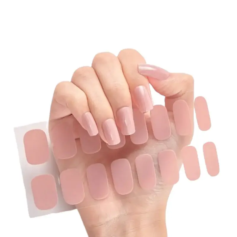 Gel Stickers - Adesivi per unghie induriti UV/LED, vari colori Nude