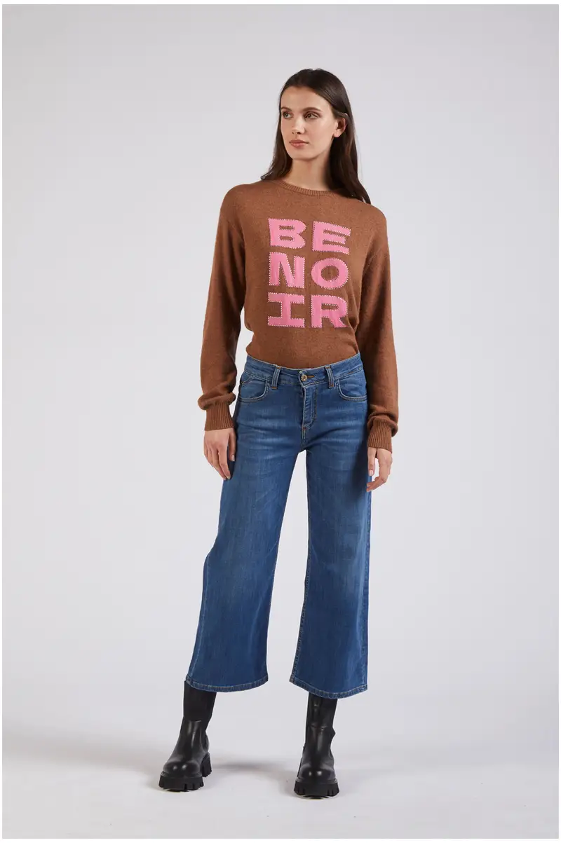 denim culotte blu medio chiaro 26