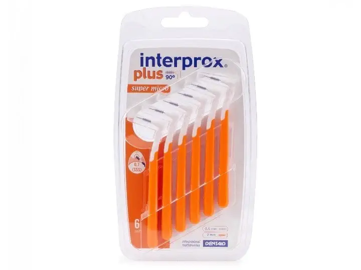 Interprox Plus 90° Spazzole interdentali Super Micro 2mm x6