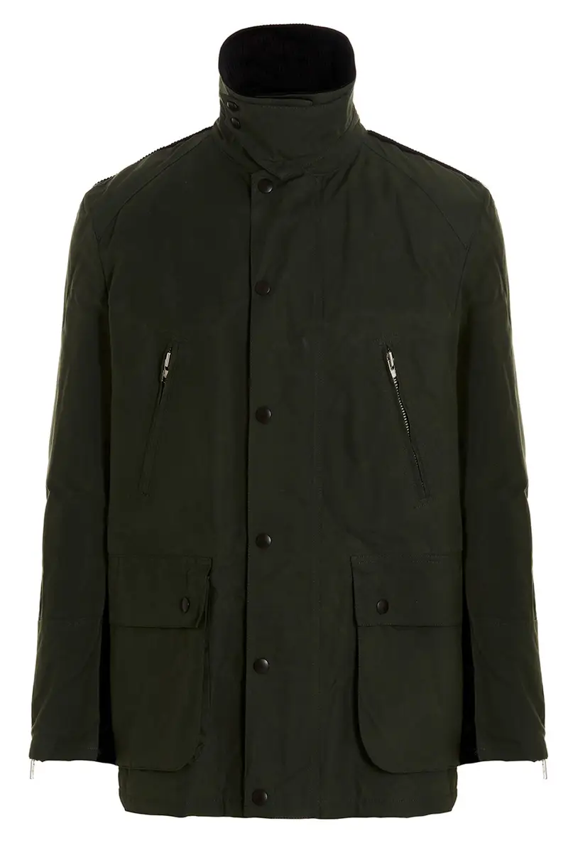Giacca Middle Barbour Verde