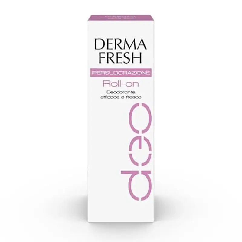 Dermafresh Ipersudorazione, Deodorante Attivo Roll On, Antitraspirante, 75 ml