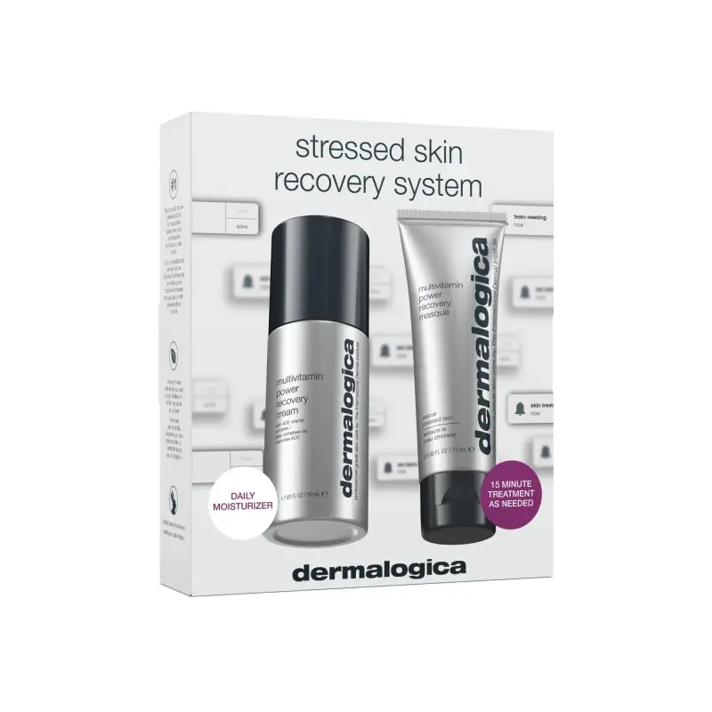 Multivitamin Stressed Skin Recovery System kit - Cofanetto antirughe
