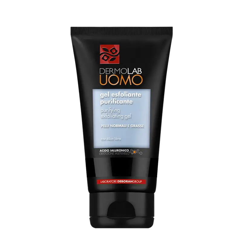 Dermolab Uomo Gel Esfoliante Purificante Pelli Normali e Grasse 150ML