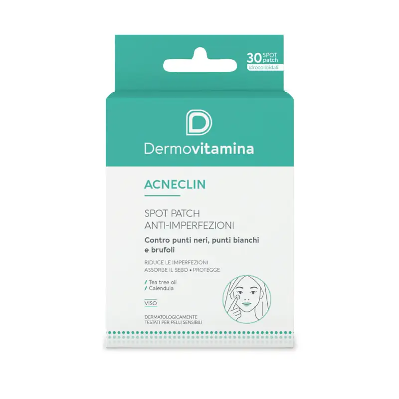 Acneclin Spot Patch Anti-Imperfezioni - Crema viso pelle grassa,Maschera viso purificante