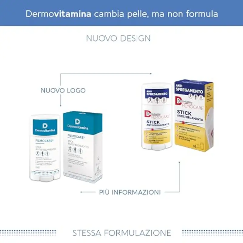 Dermovitamina - Dermovitamina Filmocare Stick Antisfregamento 35g - 974921254 miniatura 2