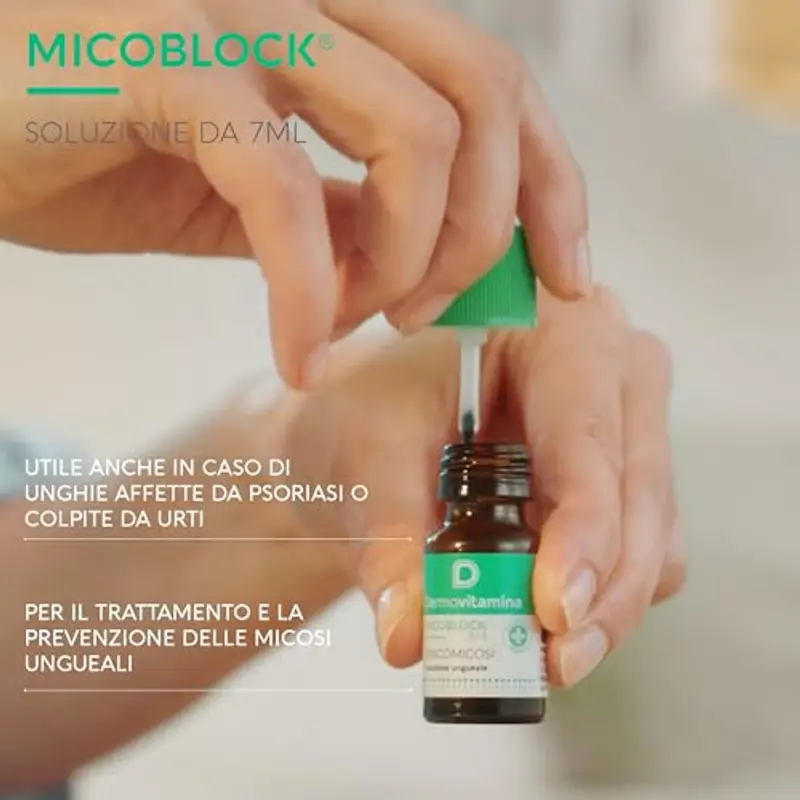 Dermovitamina Micoblock 3in1 Antimicotico Unghie - Smalto Rinforzante Unghie - Smalto Curativo - Tratta le Infezioni miniatura 3