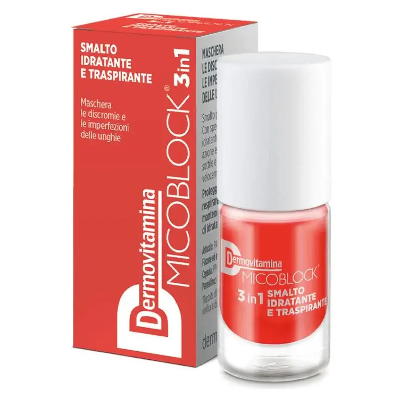 Micoblock 3In1 Smalto Idratante E Traspirante Arancio Brillante (5 Ml)