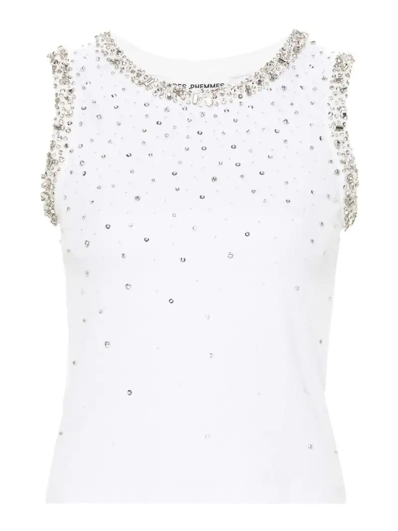 Canotta Cristal Degrad Bianco