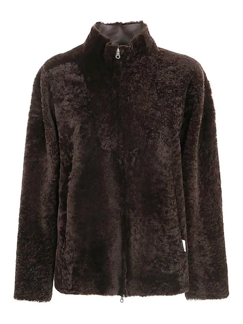Giacca in shearling Marrone