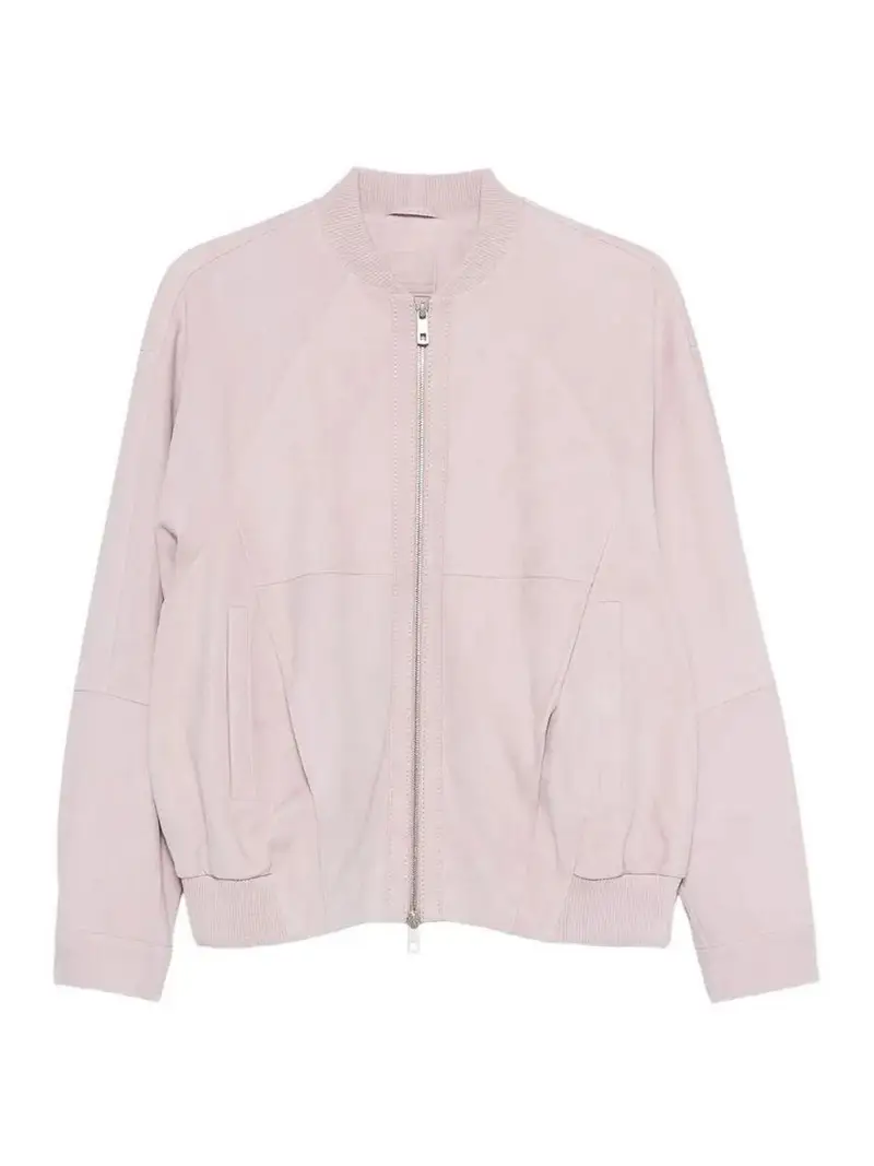 Giubbotto bomber oversize drappeggiato Color Carne E Neutri