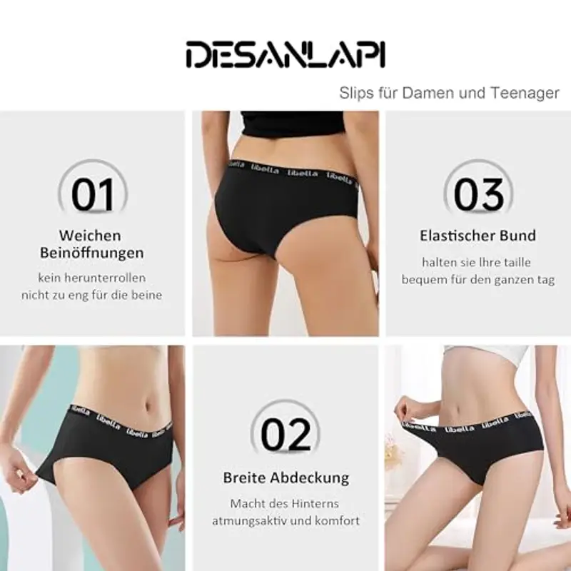 Desanlapi Slip Ragazza Nero 1598043 miniatura 3