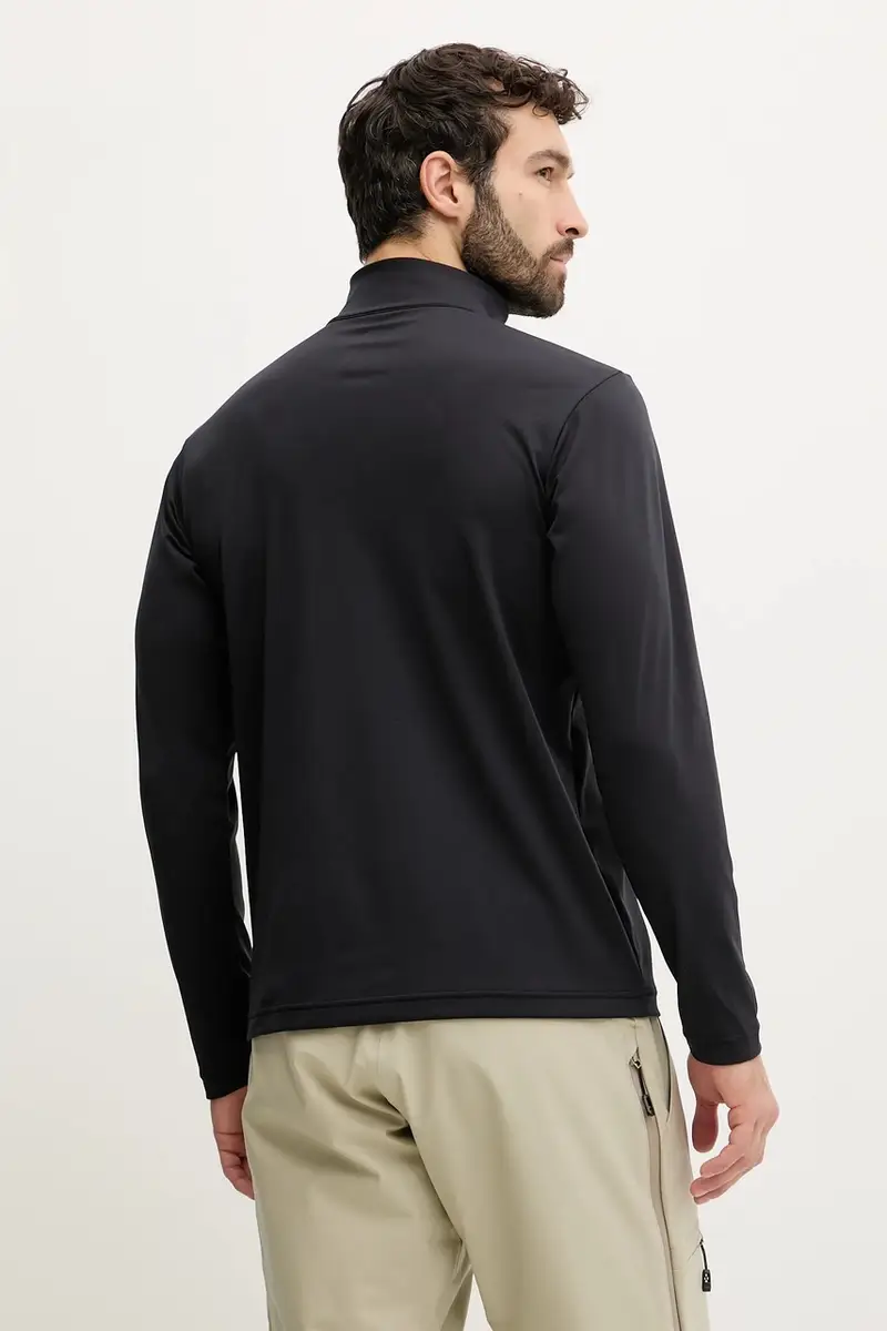 longsleeve funzionale CHEST LOGO T-NECK Nero miniatura 3