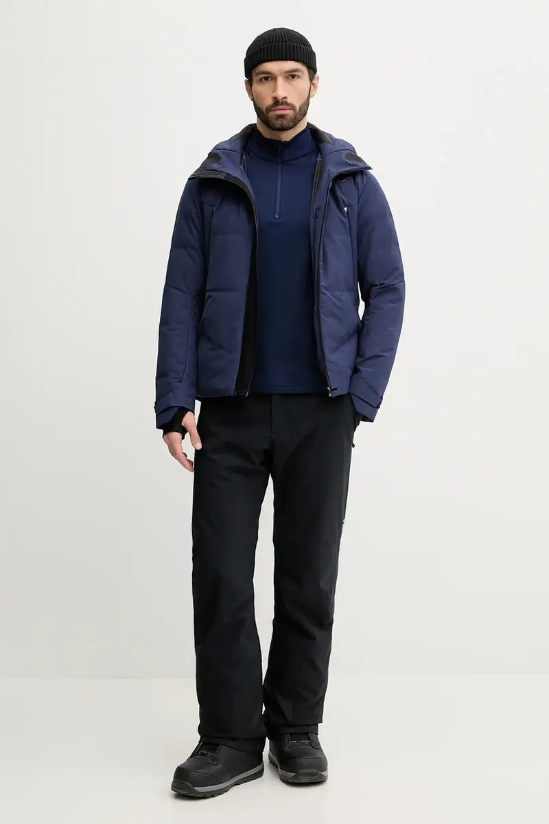 longsleeve funzionale MENS T-NECK Blu navy miniatura 2