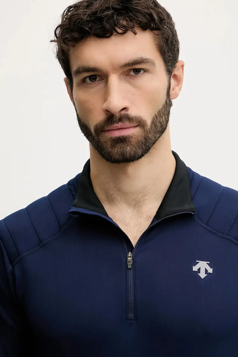 longsleeve funzionale MENS T-NECK Blu navy miniatura 4