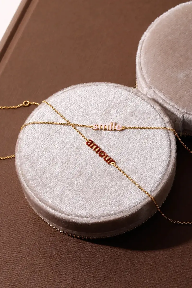 bracciale in argento placcato in oro miniatura 3