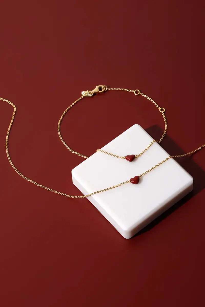 bracciale in argento placcato in oro miniatura 5