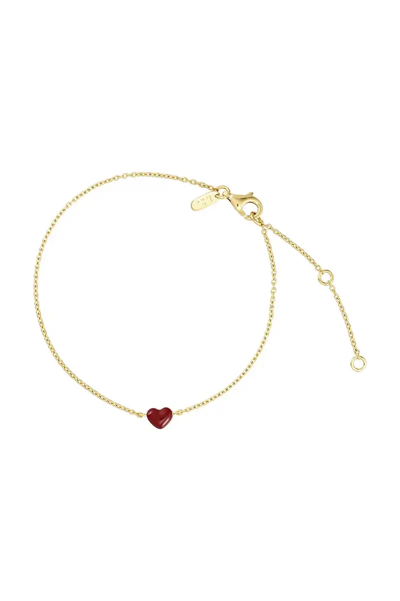 bracciale in argento placcato in oro