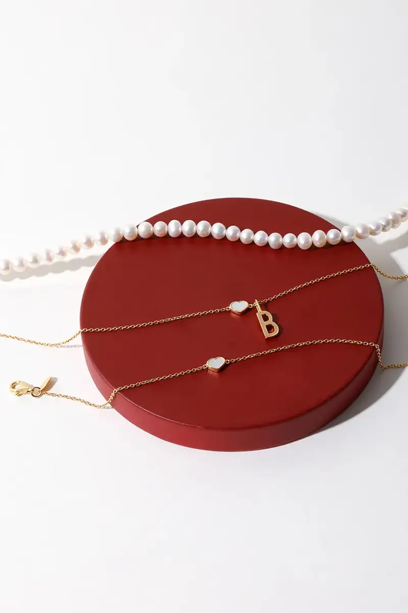 bracciale in argento placcato in oro miniatura 3