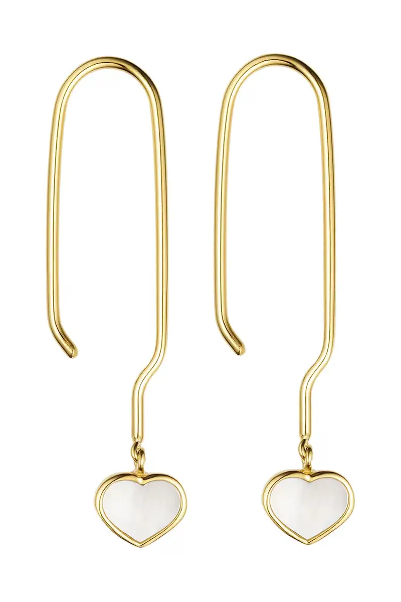 orecchini in argento placcato in oro