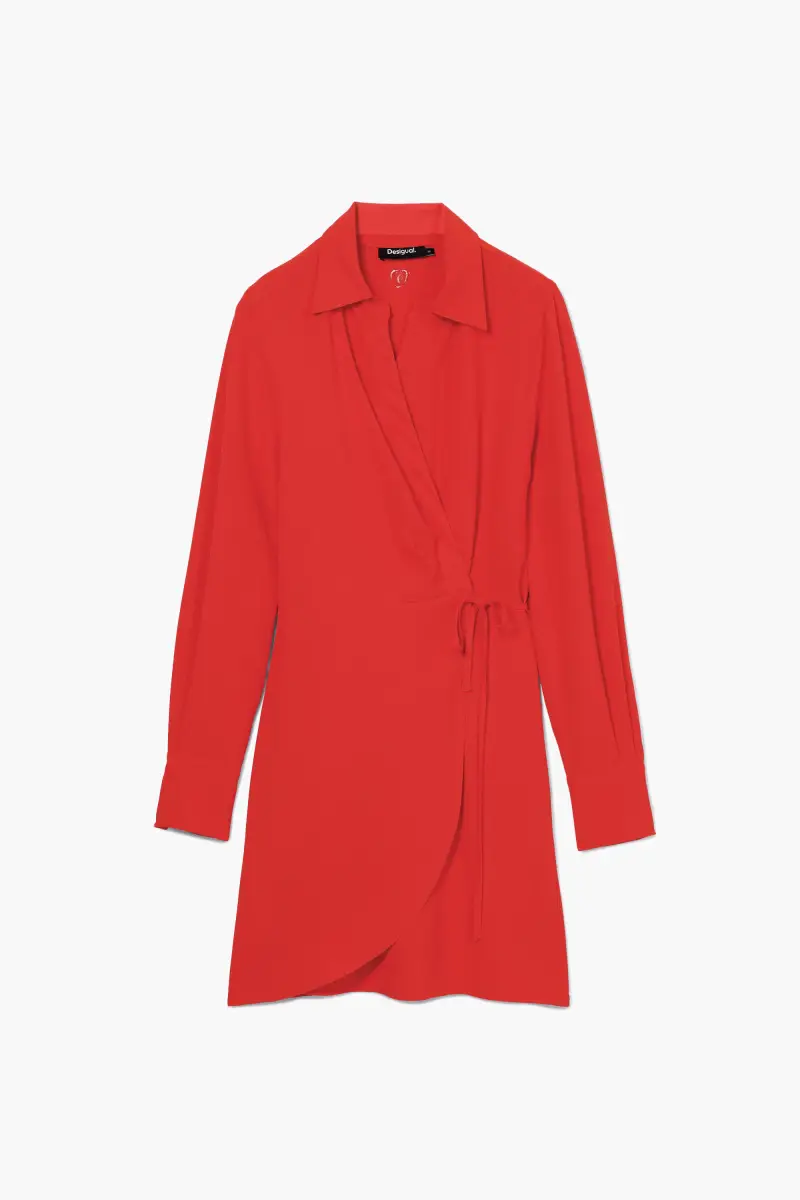 Desigual Abito camicia rosso