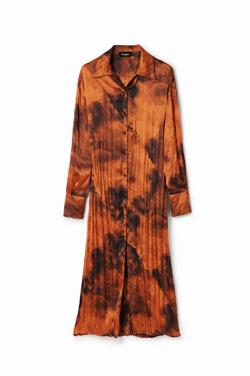 Abito chemisier midi ORANGE