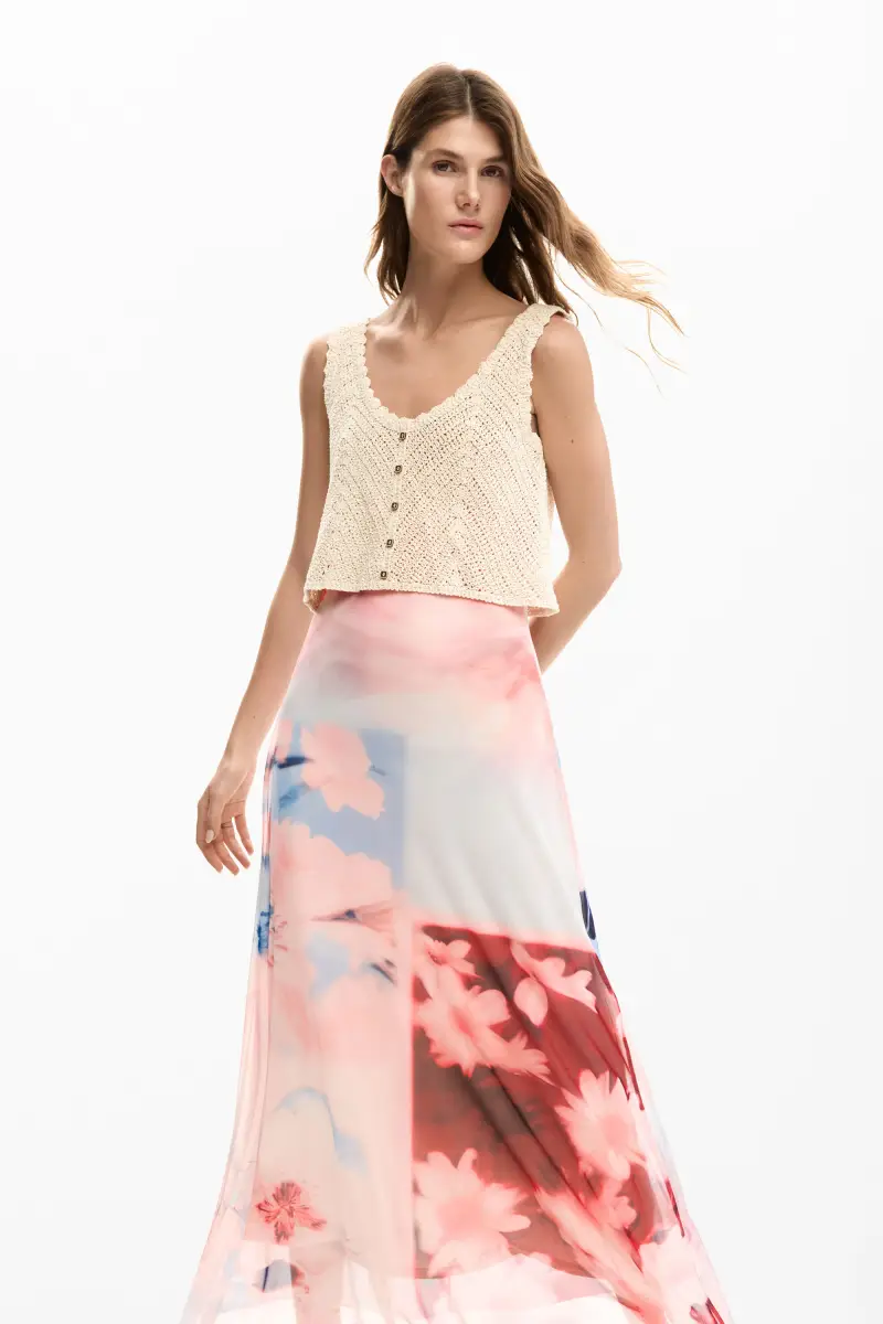 Abito combinato all uncinetto RED miniatura 2