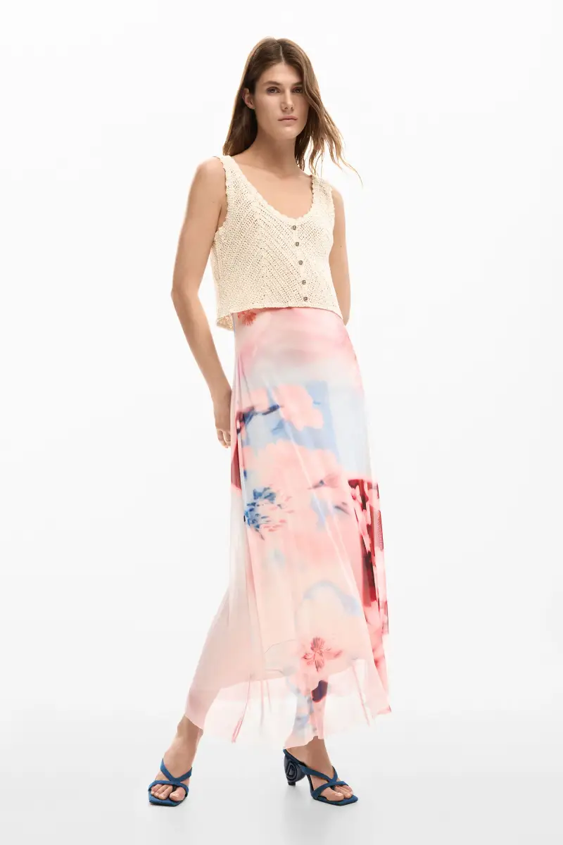 Abito combinato all uncinetto RED