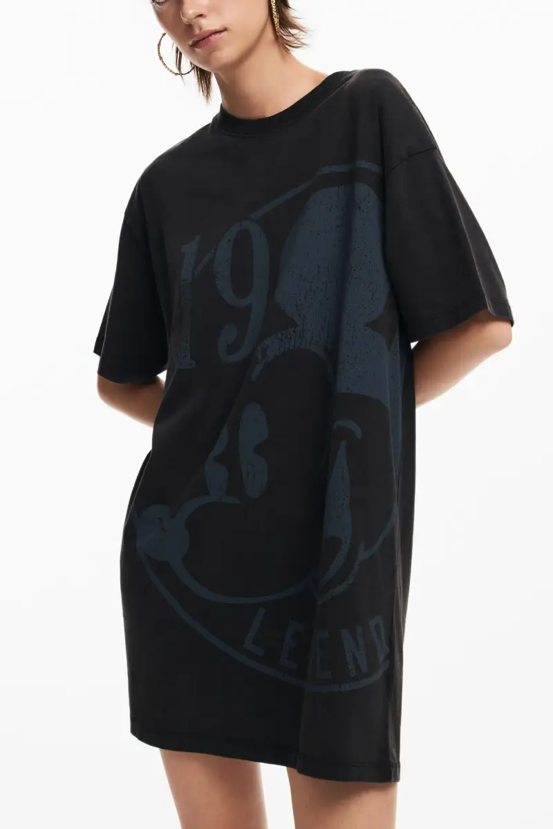 Abito corto a maniche corte Mickey BLACK miniatura 2