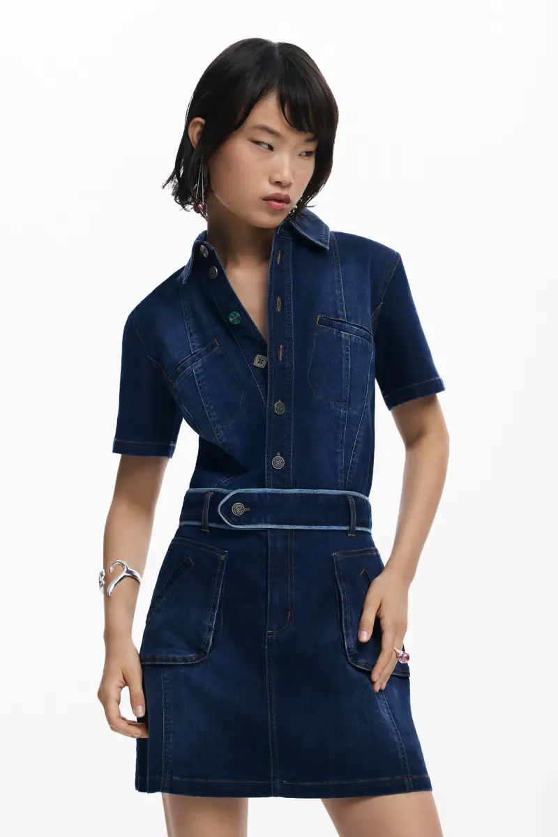 Desigual Jeans Blu 2500940 miniatura 2