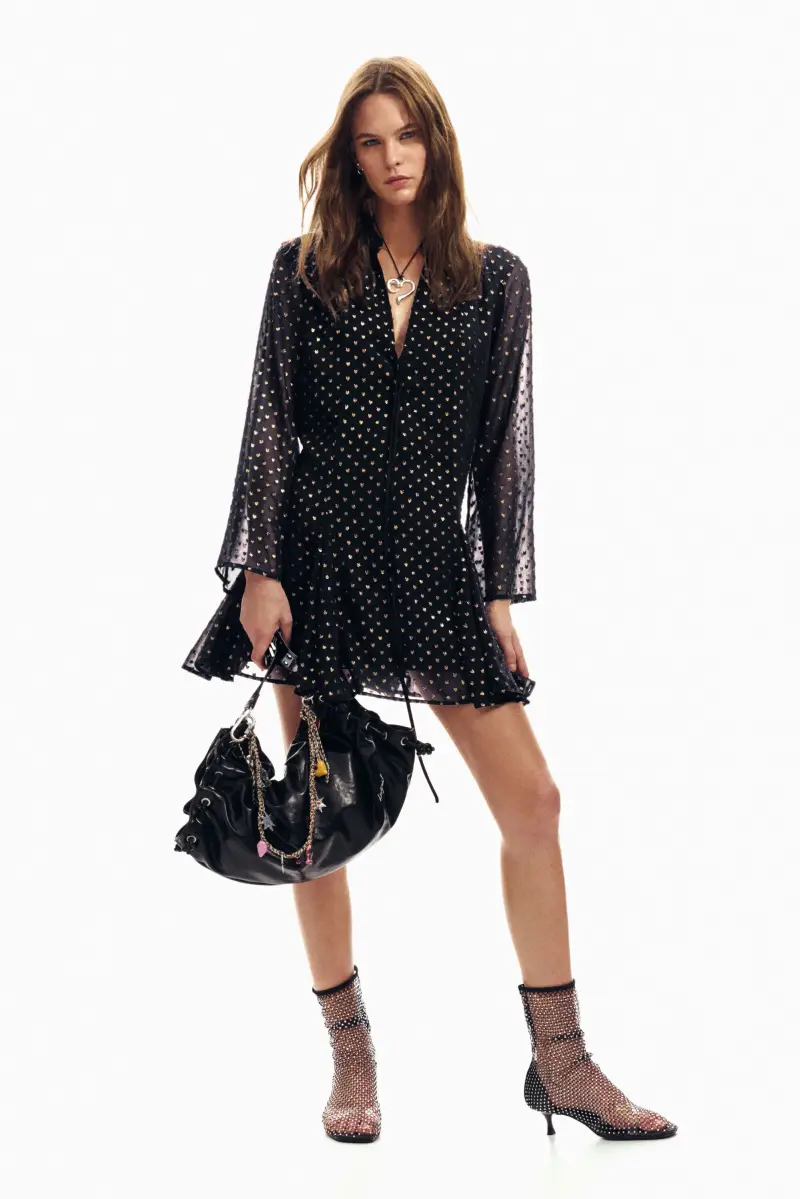 ABITO CORTO LUMINOSO BLACK