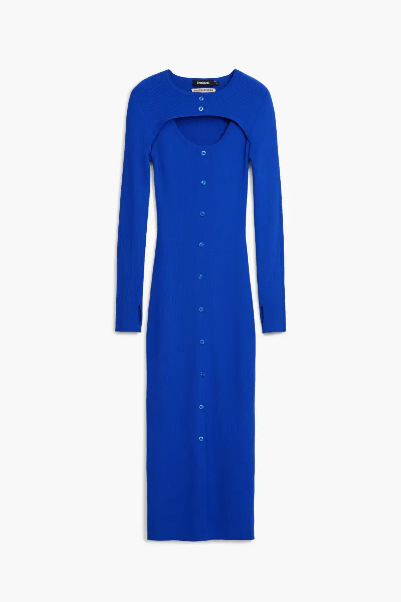 Abito cutout Maitrepierre BLUE