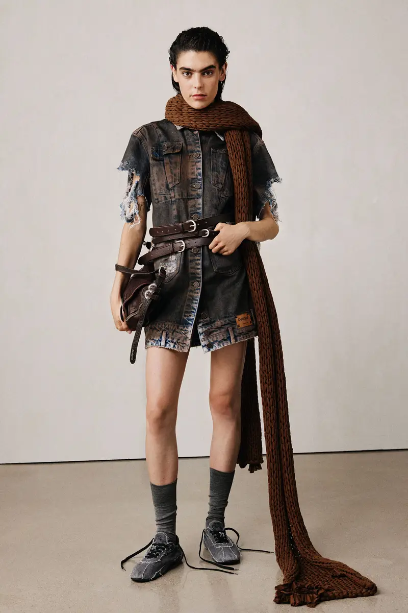 Abito denim studio BROWN