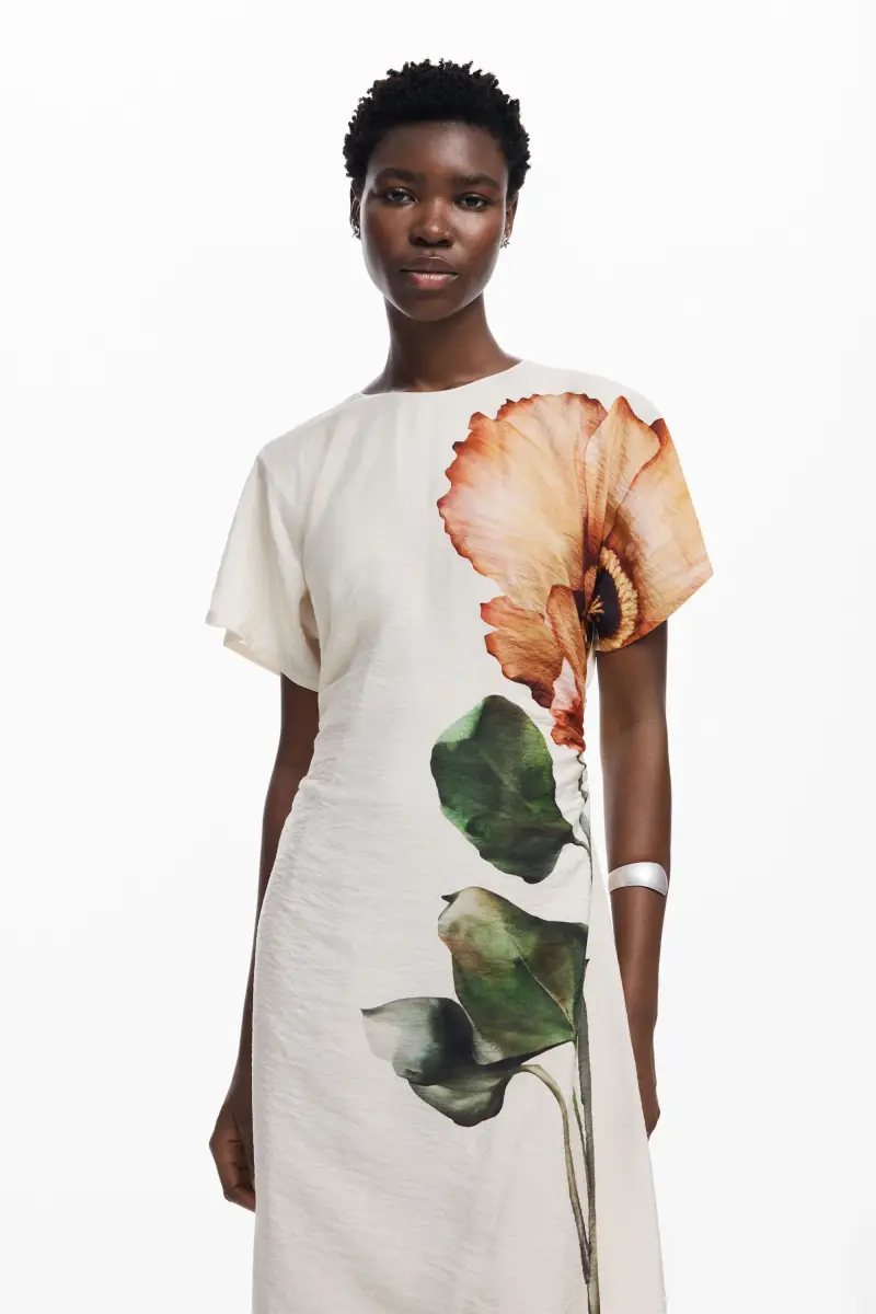 Abito floreale BROWN miniatura 2