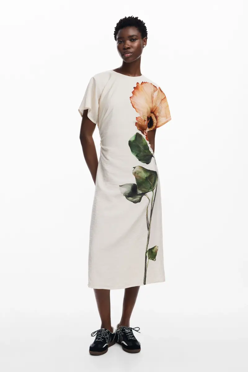 Abito floreale BROWN