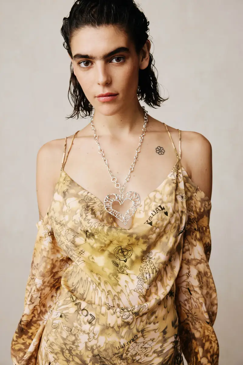 Abito fluido studio YELLOW miniatura 2