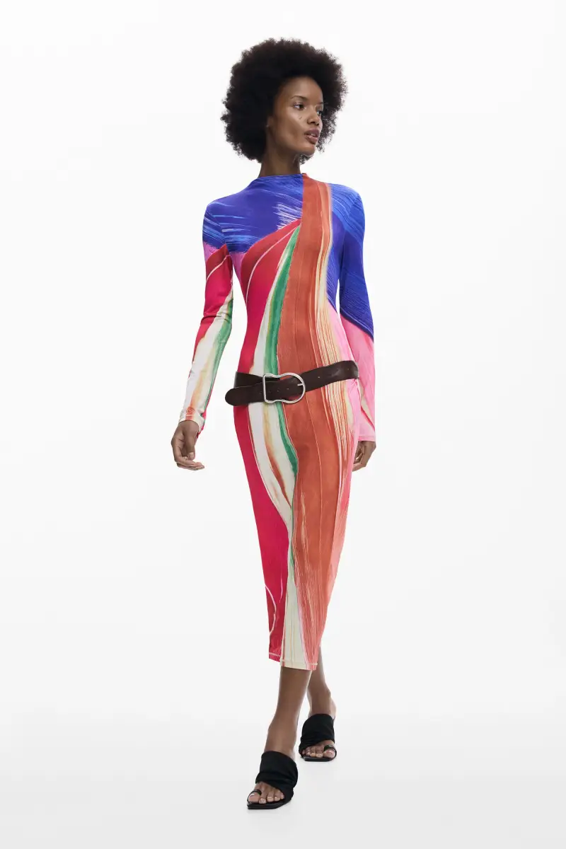 Abito in maglia arty MATERIAL FINISHES