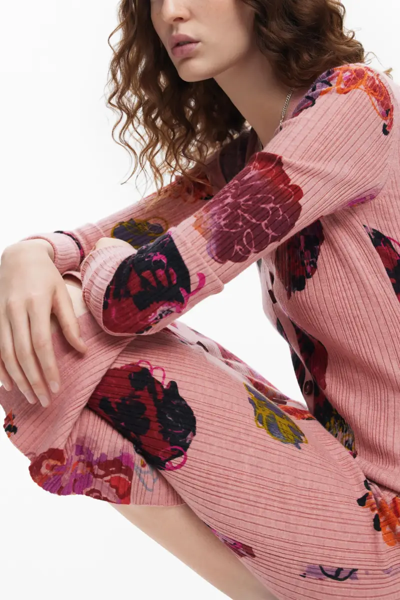 Abito in maglia midi M Christian Lacroix RED miniatura 2