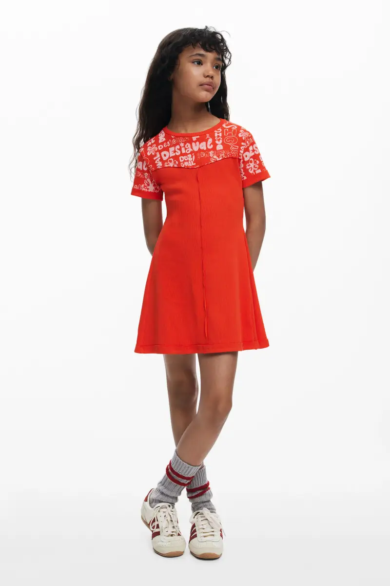 ABITO IN MAGLIA ROSSO BAMBINA RED