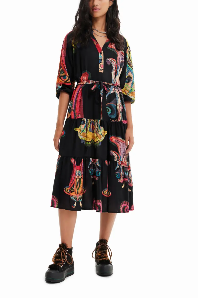 Abito lungo M. Christian Lacroix BLACK miniatura 2