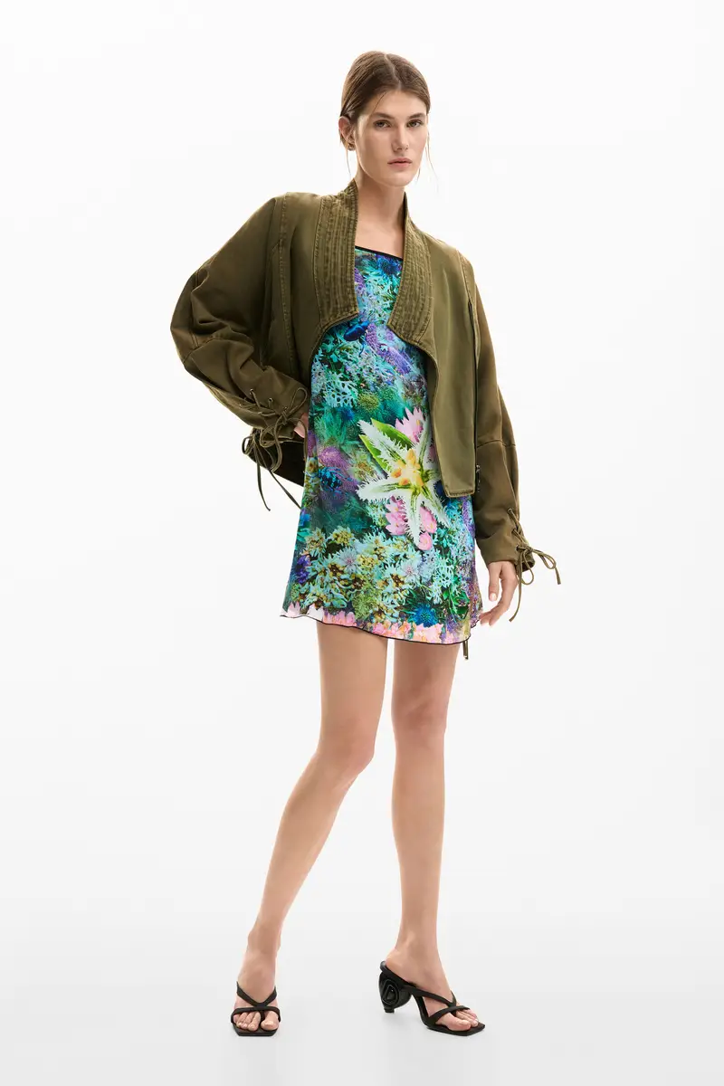 Abito reversibile a fiori GREEN