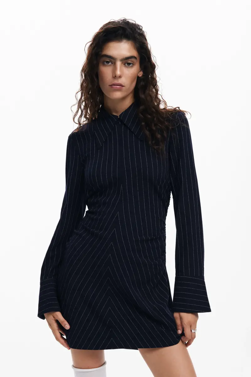 Abito slim a righe BLUE miniatura 2