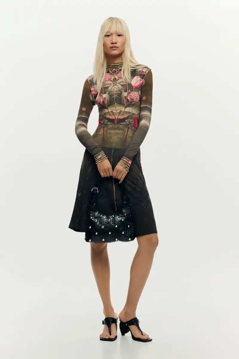 abito specchio paesaggio BLACK