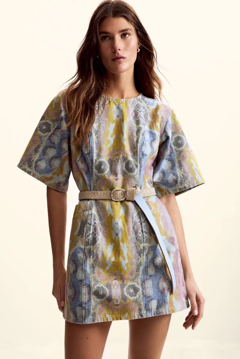 Abito tappezzeria Mr Christian Lacroix BLUE miniatura 2