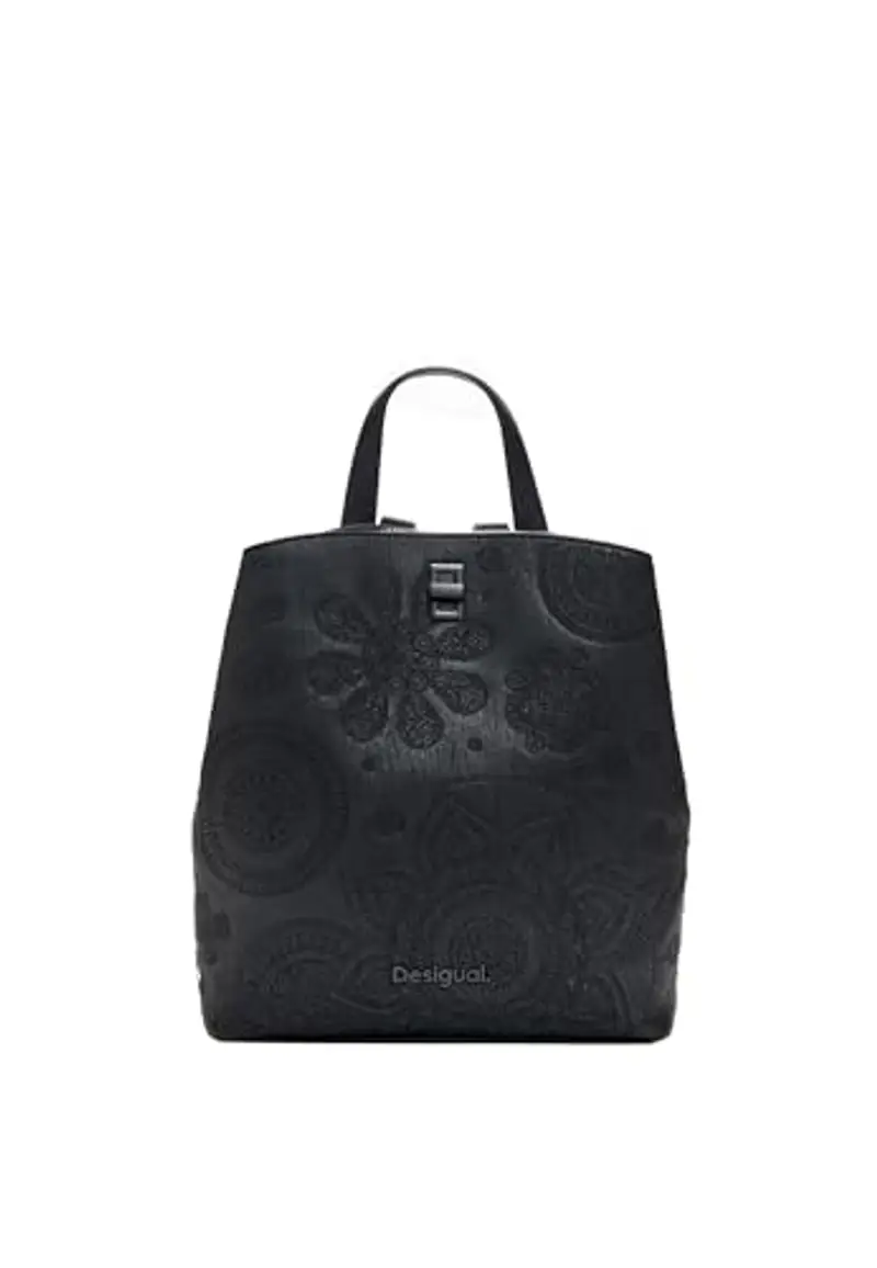 Desigual, ACCESSORIES PU Backpack Mini Donna, Nero, Einheitsgröße