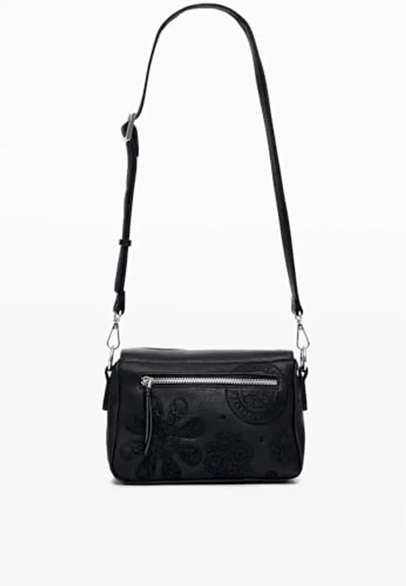 Desigual Accessories Pu Hand Bag, Accessori in Poliuretano Donna, Nero, Taglia Unica miniatura 3