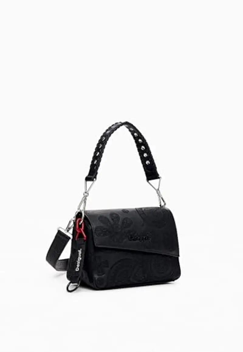 Desigual Accessories Pu Hand Bag, Accessori in Poliuretano Donna, Nero, Taglia Unica miniatura 4